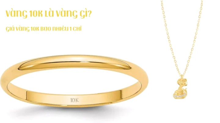 Trang sức vàng 10K tại các cửa hàng