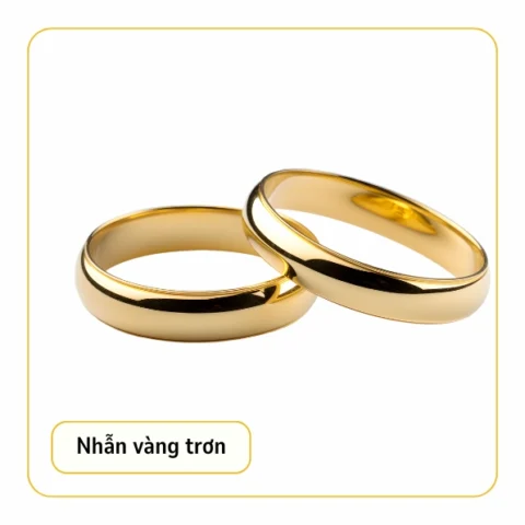 Vàng nhẫn trơn mang vẻ đẹp tối giản, sang trọng