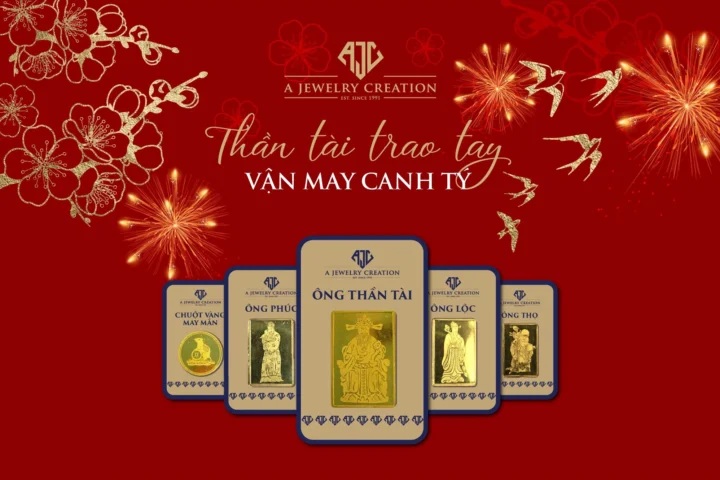 Vàng Thần Tài AJC mang lại may mắn